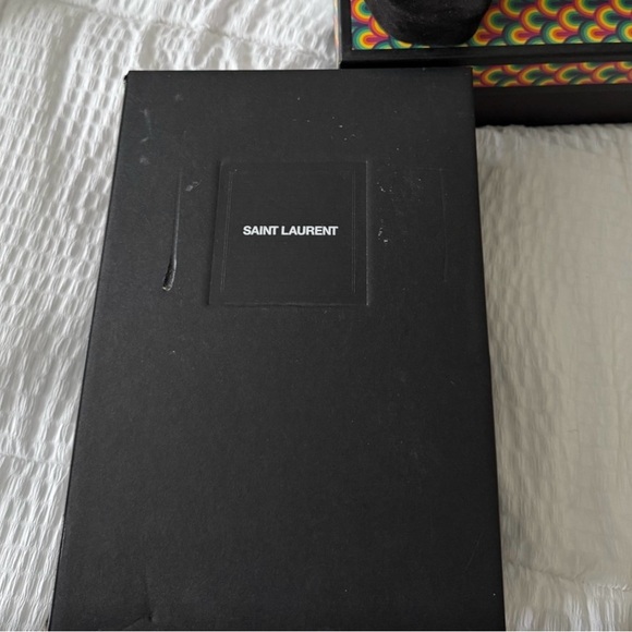 Saint Laurent Canvas Pink Leopard Print Venice Sneakers 38 - YSL - Picture 3 of 8